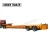 Import 2 axles 35tons loader capacity gooseneck low bed semi truck trailer with towing dolly from China