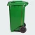 Import 2 wheels garbage bin outdoor100 liters 26 Gallon  waste bin from China