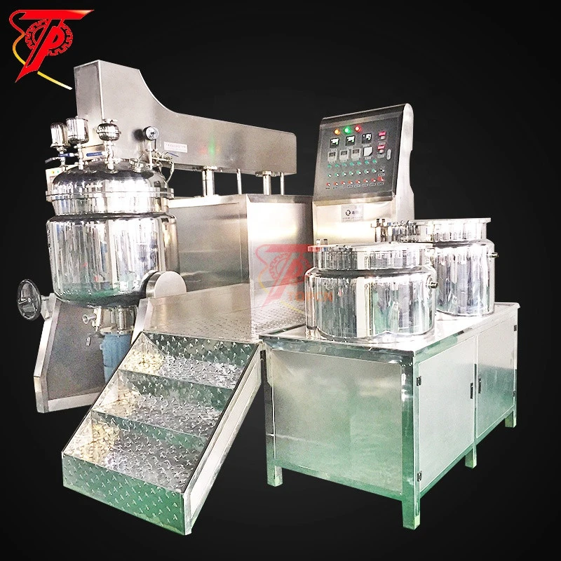 200L hot sale  high shear homogenizer cosmetic cream mixer vacuum emulsifying wax cosmetics making machine for lotion emulsifier