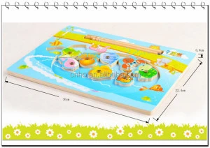 2015 customized popular kids toys magnetic fishing game