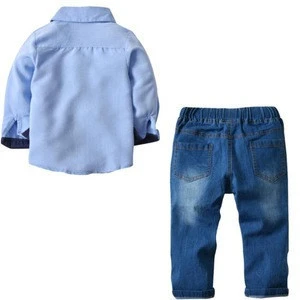 2018 fashionable handsome boys long suits spring autumn hot sale baby boy clothing
