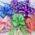 Import 2018 Hot sale 10 m long christmas gift wrap ribbon rainbow film pull egg gift ribbon from China