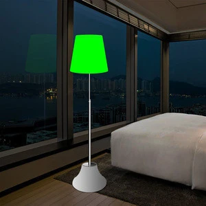 2018 new design rgb pe uplight downlight crystal lighting rechargeable cheap modern floor lamps lamp led for living room
