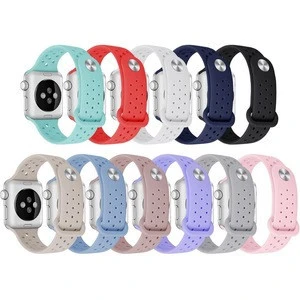 2018 Silicone Strap For Apple Watch, For Apple Watch Silicon Bands, New Mold For Apple Watch Band