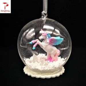 2019 New Product Ideas Glass Craft Unicorn In Dome