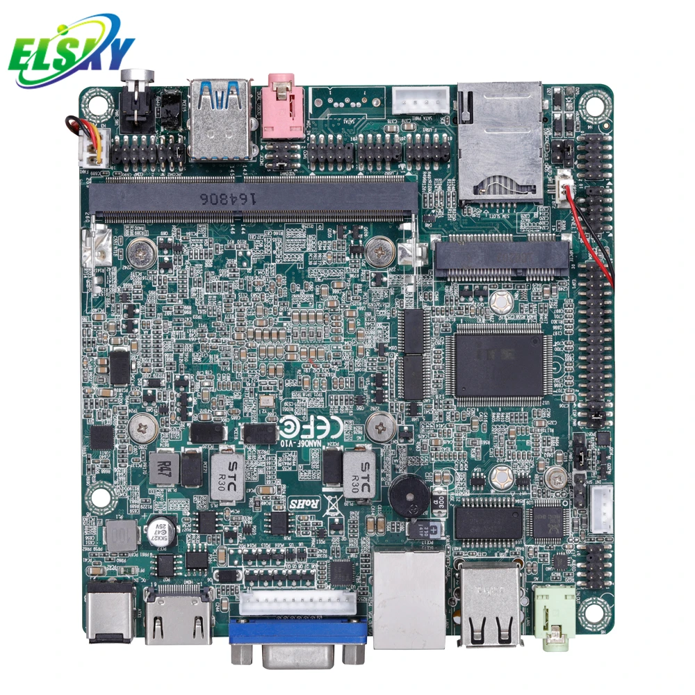 2020 ELSKY Intel Skylake Core i7-6500U Processor DDR4 16GB Memory M.2  MSATA Dual-Band WIFI BT4.0 Nano Itx Motherboard With 4G
