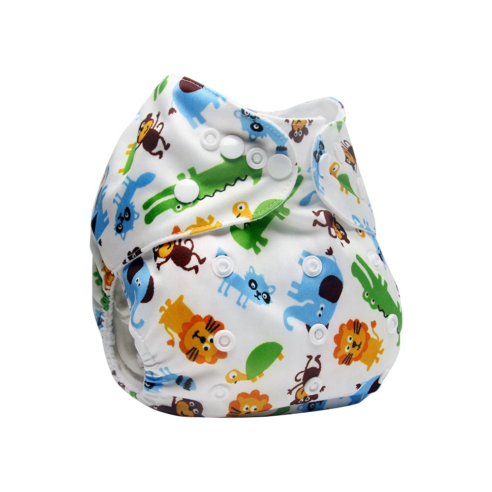 2020 New 4pcs/set Washable Eco-Friendly Cloth Diaper Adjustable Nappy Reusable Cloth Diapers Fit 0-2years 3-15kg baby