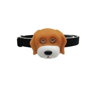 2020 New arrival kids animal headlamp children outdoor led toys light at factory price for bushwalking camping