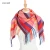 2020 New autumn collection polyester stripe scarf long tassel square shawls for women
