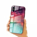 2020 New Fashion Tempered Glass material Sublimation cell phone case