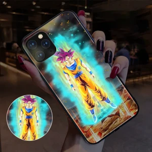 2021 LED voice flash light luxury fashion new glitter tempered glass phone back covers for iPhone 12 11 X XR XS 7 8 SE2020 case