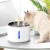 Import 2021 New Fashion Automatic 360 Pet Fountain that can tell water level ,pet Fountain Cat Water Dispenser from China