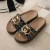 Import 2021 popular famous brands womens slippers designer slides womens sandals bedroom slippers slides from China