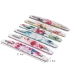2021 Professional Flower printed Nail buffer Block Double Sided Nails File Acrylic Gel 80 100 180 150 240 320 Grit