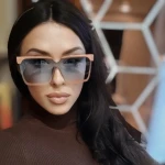 2021 Trend Square Sunglasses Women Vintage Oversized Sun Glasses Men Brand Designer Fashion Outdoor UV400 Colored Glasses