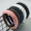 2021 Women Bling Sponge Headband Fashion Colorful Rhinestone Hair Bands Handmade Luxury Crystal Hairbands Wholesale