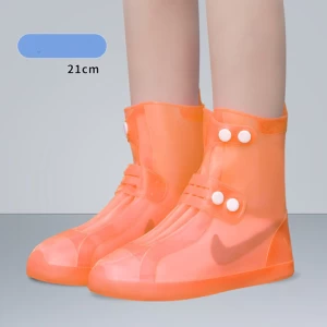 2022 Foldable Adult Men and Women Rain Boots Fashion Non-slip Dustproof Rain Boots Cover Plastic Waterproof Shoe Cove 007special