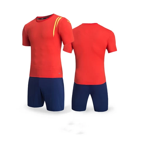 2022 Latest White Color Soccer Uniform Custom Logo Printing Gym Men Sports Suits