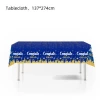2024 Graduation Disposable Party Tableware Congrats Grad Theme Party Decoration Graduation Supplies Plates Napkins Tablecloth