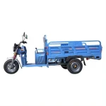 2024 New China Electric Tricycle Driver Seat Small Open Scooter Electric Loader Freight Cargo Tricycle with Cabin