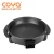 Import 220-240v 1500 Watts Glass Lid Electric Frying Pan Portable Electric Pizza Pan For Cooking from China