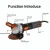 Import 220-240V Angle Grinder with Accessories free from China