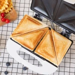 220V 4 in 1 Quick Nutritional Breakfast Sandwich Maker with Tight Buckle