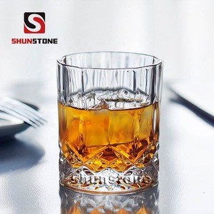 240ML capacity 8oz of Crystal Glass Cup Whiskey Glasses Water Glass from SHUNSTONE