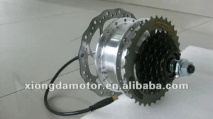24V 36V 48V Electric Bike Motor/E-bicycle Disc-brake Rear Wheel Hub Motor