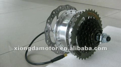 24V 36V 48V Electric Bike Motor/E-bicycle Disc-brake Rear Wheel Hub Motor