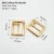 Import 25mm 30mm 50mm Inner zinc alloy pin buckle in shiny gold and shiny nickel color, metal buckle with pin belt buckle from China
