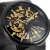 Import 3 ATM Forsining Factory Hot selling Mechanical Skeleton Custom Logo Gold Watch Water Resistant from China