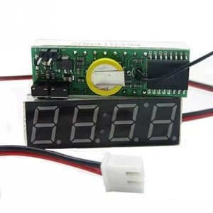 3 in 1 Car Vehicle Digital Tube LED Voltmeter Thermometer Time Automobile Table Clocks Dial Electronic Clock
