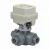 Import 3 way stainless steel electric water control valve with manual override from China