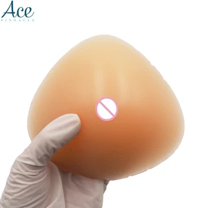 300 g/piece Breast prosthesis Artificial realistic Triangle Silicone Breast Form for cancer survivors