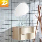 32 Waterproof Hotel Vanity LED Light Shining High End Cheap Wholesale Banjo PVC Bathroom Vanity
