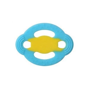 365T non-toxic transparent silicone baby teether toys training teether