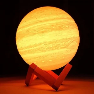 3D Children&#x27;s toy USB LED Night Light Remote control 16 color 3D moon lamp