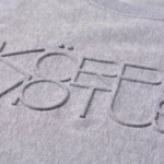 3D embossed logo mens Jumper Sweater Pullover pocket unisex oversized grey long sleeve sweatshirts