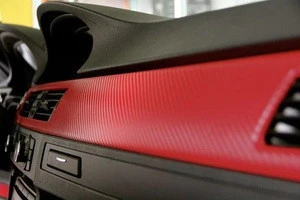 3D Polymeric Carbon Fiber Vinyl Film Sticker For Car Wrap Decoration