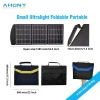 3fold 120w ETFE durable folding solar panel solar blanket type portable charger for solar generator power bank 12v battery