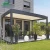 Import 3x6m Eco-friendly construction decorative aluminum bioclimatica waterproof motorized pergola covers from China
