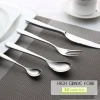 4-piece Sliver Stainless Steel Cutlery Set Coffee Spoon Cutlery Cutlery Set.