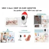 4.3 Inch 1080p Smart Wifi Audio HD Home Security Indoor CCTV Babe Baby Temperature Video Monitor Wireless Babyfoon with Camera