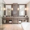 45 inch wall hang under counter sink solid wood bathroom vanity furniture
