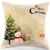 Import 45*45 Linen Cotton Home Decor Low MOQ Customized Design Cheap Square Christmas Pillow Case For Wholesale from China