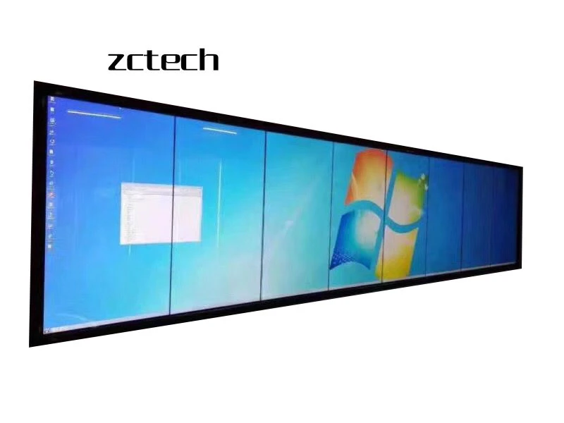 46inch 3*3 LCD video wall  large size IR touch frame for outdoor advertising lcd screen