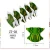 500pcs Multiple Styles Acrylic Full Cover Butterfly Nail Form, Gel Nail Form Paper Nail Form