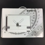 5025R Drawing board with double-sided scale parallel drafting arm