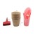Import 50pcs/lot Seedling Nursery cup garden Flowerpot for gardening with 50 pcs plant labels and 4 sets of tools from China